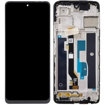 Дисплей Tecno Pova 5 LH7n с сенсором (тачскрином) черный с рамкой Оригинал