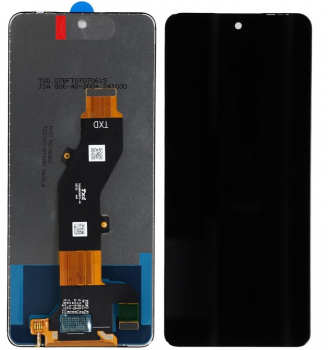 Дисплей Tecno Spark 30 KL6 с сенсором (тачскрином) черный Оригинал