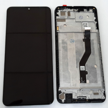 Дисплей ZTE Blade V40 Vita 8045 с сенсором (тачскрином) черный с рамкой