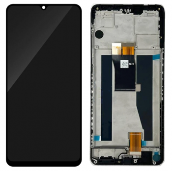 Дисплей ZTE Blade V50 Vita 8550 с сенсором (тачскрином) черный с рамкой Оригинал