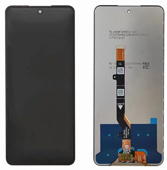 Дисплей Infinix Hot 30 X6831 с сенсором (тачскрином) черный Оригинал