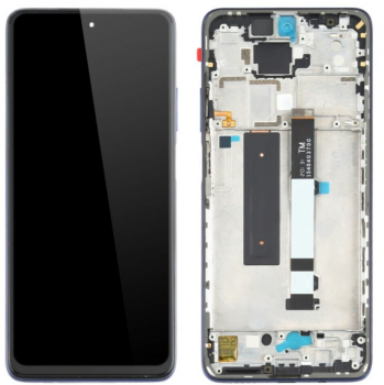 Дисплей Xiaomi Mi10T Lite 5G M2007J17G с сенсором (тачскрином) черный с рамкой Оригинал