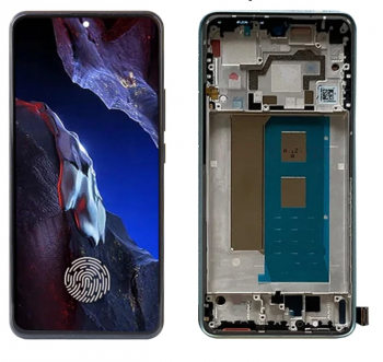 Дисплей Xiaomi Redmi K60, Redmi K60 Pro 22127RK46C с сенсором (тачскрином) черный с рамкой Оригинал