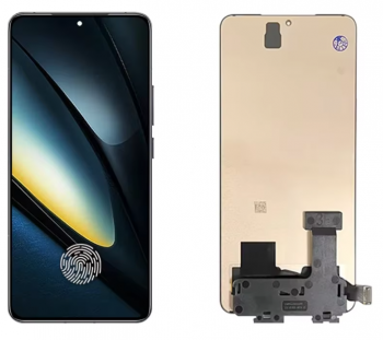 Дисплей Xiaomi Poco F6 Pro 23113RKC6G с сенсором (тачскрином) черный Оригинал