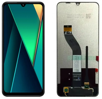 Дисплей Xiaomi Redmi A4 5G 24116RNC1I с сенсором (тачскрином) черный