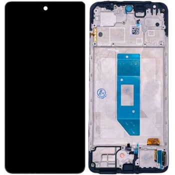 Дисплей Xiaomi Redmi Note 14 4G 24117RN76G, 24117RN76O с сенсором (тачскрином) черный с рамкой Оригинал