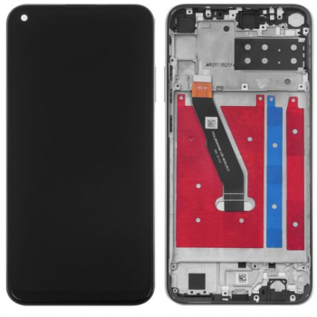 Дисплей Huawei P40 Lite E, Y7p ART-L28, ART-L29 с сенсором (тачскрином) черный с рамкой