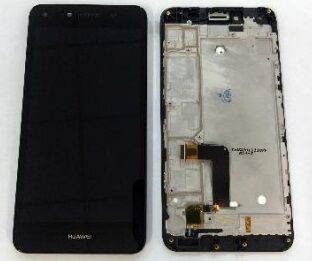 Дисплей (LCD) Huawei Y5 (2017) MYA-L22, Y5 III, MYA-U29 с сенсором чёрный + рамка Оригинал