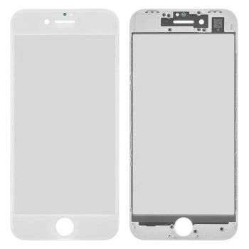 Стекло сенсорного экрана Apple IPhone SE 2022 A2783, A2595, A2785 белое Оригинал