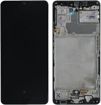 Дисплей Samsung A426 (SM-A426B, SM-A426B/DS) Galaxy A42 5G с сенсором (тачскрином) черный с рамкой Оригинал