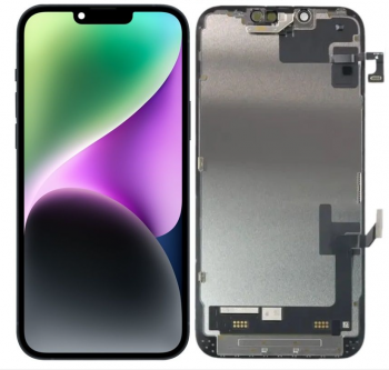 Дисплей Apple iPhone 14 A2882, A2649, A2881 с сенсором (тачскрином) черный Оригинал
