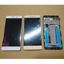 Дисплей (LCD) Xiaomi Redmi 4 Prime, Redmi 4 Pro с сенсором золотой + рамка