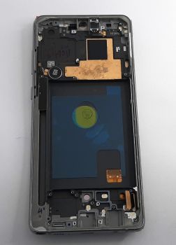 Дисплей Samsung N770 (SM-N770F, SM-N770F/DS) Galaxy Note10 Lite с сенсором (тачскрином) черный с рамкой OLED