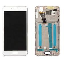 Дисплей (LCD) Meizu M6s с сенсором белый + рамка Оригинал