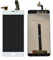 Дисплей (LCD) Meizu U10 (U680H) с сенсором белый Оригинал