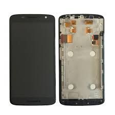 Дисплей (LCD) Motorola XT1561 Moto X Play, XT1562, , XT1563, XT1564 с сенсором чёрный+ рамка