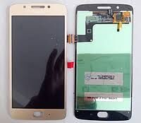 Дисплей (LCD) Motorola XT1670 Moto G5, XT1672, XT1675, XT1676 с сенсором золотой