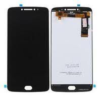 Дисплей (LCD) Motorola XT1770 Moto E4 Plus, XT1771, XT1775 с сенсором чёрный