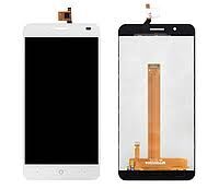 Дисплей (LCD) Ulefone Tiger с сенсором белый Оригинал