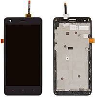 Дисплей (LCD) Xiaomi Redmi S2 (Redmi Y2) с сенсором черный + рамка