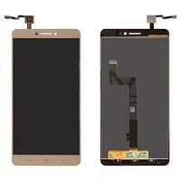 Дисплей (LCD) Xiaomi Mi Max, Mi Max Pro, Mi Max Prime с сенсором золотой Оригинал