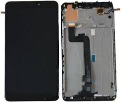 Дисплей (LCD) Xiaomi Mi Max, Mi Max Pro, Mi Max Prime с сенсором чёрный + рамка