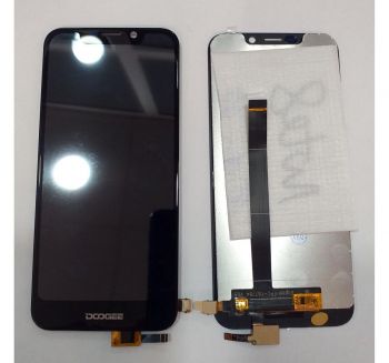 Дисплей Doogee X70 с сенсором (тачскрином) черный Оригинал