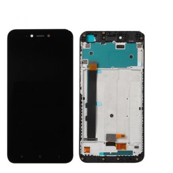 Дисплей Xiaomi Redmi Note 5A, Redmi Y1 Lite с сенсором (тачскрином) черный с рамкой