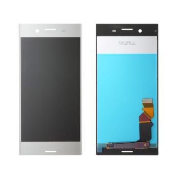 Дисплей Sony G8142, G8141 Xperia XZ Premium с сенсором (тачскрином) серебристый Оригинал