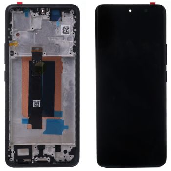 Дисплей Xiaomi Redmi Note 13 Pro Plus 23090RA98C, 23090RA98G с сенсором (тачскрином) черный с рамкой OLED