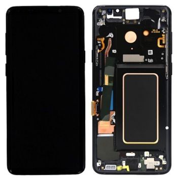 Дисплей Samsung G965 (SM-G965F, SM-G965F/DS) Galaxy S9 Plus с сенсором (тачскрином) черный с рамкой Оригинал