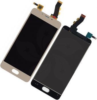 Дисплей (LCD) Meizu U10 (U680H) с сенсором золотой Оригинал