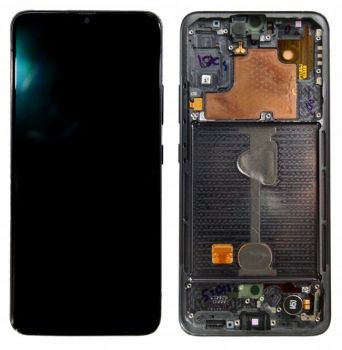 Дисплей Samsung A908 (SM-A908F) Galaxy A90 5G 2019 с сенсором (тачскрином) черный с рамкой Оригинал
