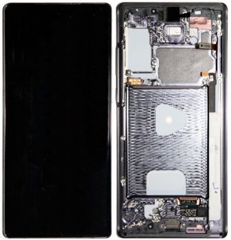 Дисплей Samsung N980, N981 (SM-N980F/DS, SM-N981B/DS) Galaxy Note 20 с сенсором (тачскрином) черный с рамкой Оригинал