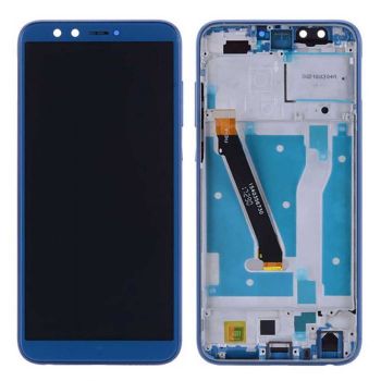 Дисплей Huawei Honor 9 Lite LLD-L31, LLD-L22A, LLD-AL10, LLD-TL10 с сенсором (тачскрином) синий с рамкой
