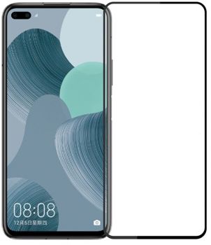 Стекло сенсорного экрана Huawei nova 6 WLZ-AL10, WLZ-TL10 черное Оригинал
