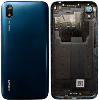 Задняя крышка корпуса Huawei Y5 2019 AMN-LX9, AMN-LX1, AMN-LX2, AMN-LX3 синяя Оригинал