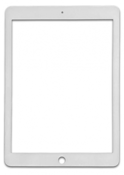 Стекло сенсорного экрана Apple iPad mini 5 2019 A2126, A2124, A2133, A2125 белое Оригинал