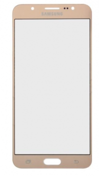 Стекло сенсорного экрана Samsung J710F Galaxy J7 (2016) золотое + OCA пленка Оригинал