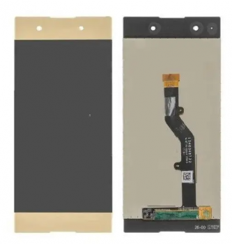 Дисплей (LCD) Sony G3412 Xperia XA1 Plus Dual с сенсором золотой Оригинал