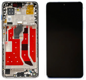 Дисплей Huawei Nova 9 SE JLN-LX1, JLN-LX3. Honor 50 SE JLH-AN00 с сенсором (тачскрином) черный с рамкой Оригинал