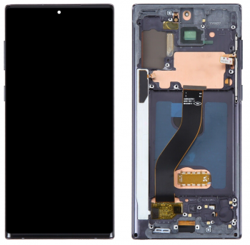 Дисплей Samsung N970 (SM-N970, SM-N970F/DS) Galaxy Note 10 с сенсором (тачскрином) черный с рамкой OLED