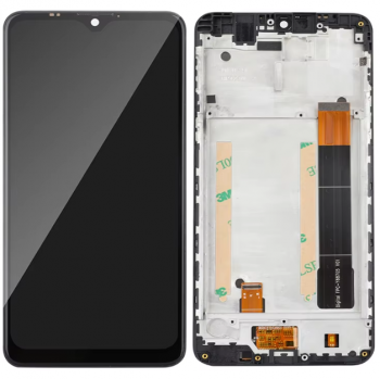 Дисплей Blackview A80, A80s с сенсором (тачскрином) черный с рамкой Оригинал
