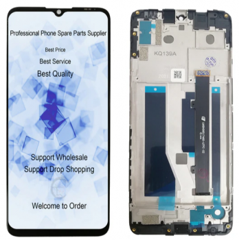 Дисплей ZTE Blade A71 A7030 2021 с сенсором (тачскрином) черный с рамкой Оригинал