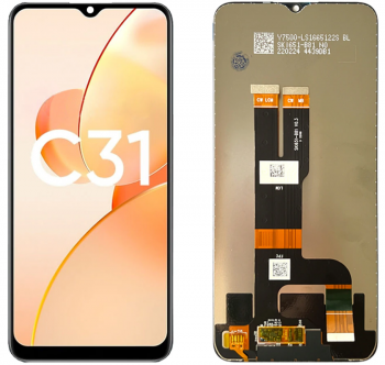 Дисплей Realme C31 RMX3501 с сенсором (тачскрином) черный Оригинал