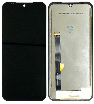 Дисплей Doogee S86, S86 Pro с сенсором (тачскрином) черный Оригинал