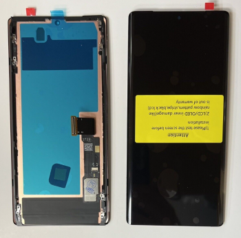 Дисплей Google Pixel 6 Pro GLUOG, G8VOU с сенсором (тачскрином) черный с рамкой OLED