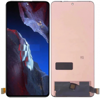 Дисплей Xiaomi Poco F5 Pro 23013PC75G с сенсором (тачскрином) черный Оригинал