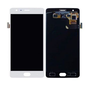 Дисплей OnePlus 3 A3000, A3003, OnePlus 3T A3010 с сенсором (тачскрином) белый OLED