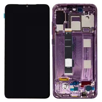 Дисплей Xiaomi Mi9 с сенсором (тачскрином) черный с рамкой Оригинал
